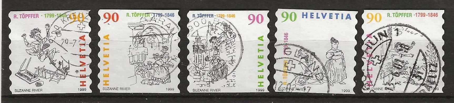 Tutti i francobolli: 1999 Z 966-970 gebraucht – Usato da Susten venduto da lmf_98wh