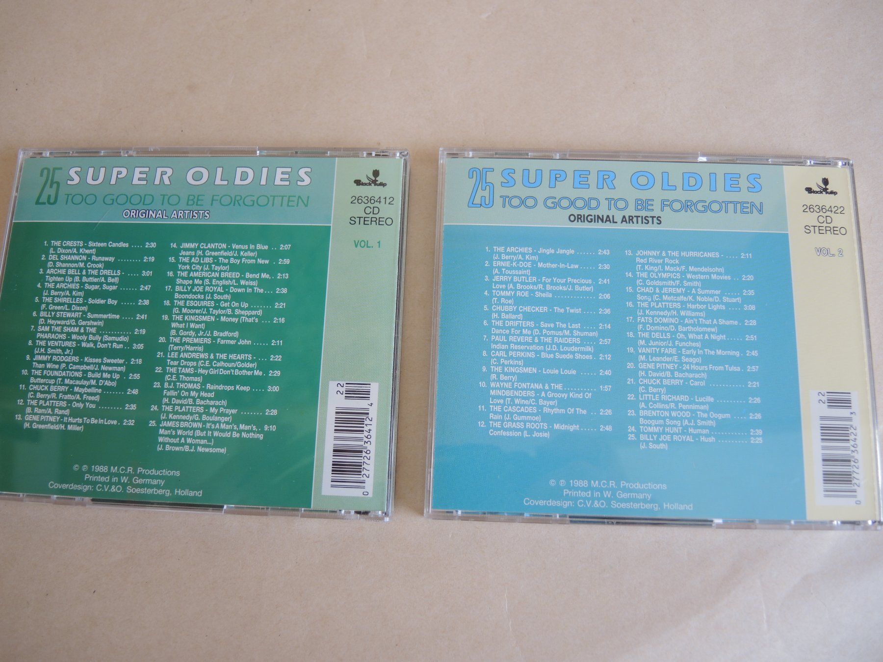 CD: 2 CD s Super Oldies Vol.1+2 Original Artists – Usato da Rorschach venduto da maeck8 4