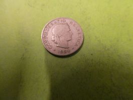 Schweiz 1890, 5 Rappen