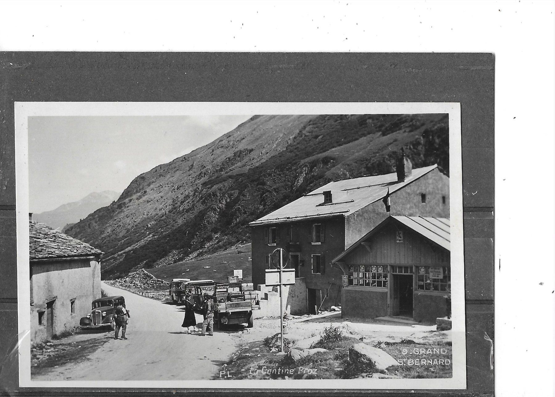 Ansichtskarten: VS La Cantine de Proz (Grand st.Bernard) – Gebraucht aus Schocherswil von Wilare