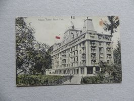 Karte Brunnen SZ Hotel Palace Axenfels ca. von Jahr 1910