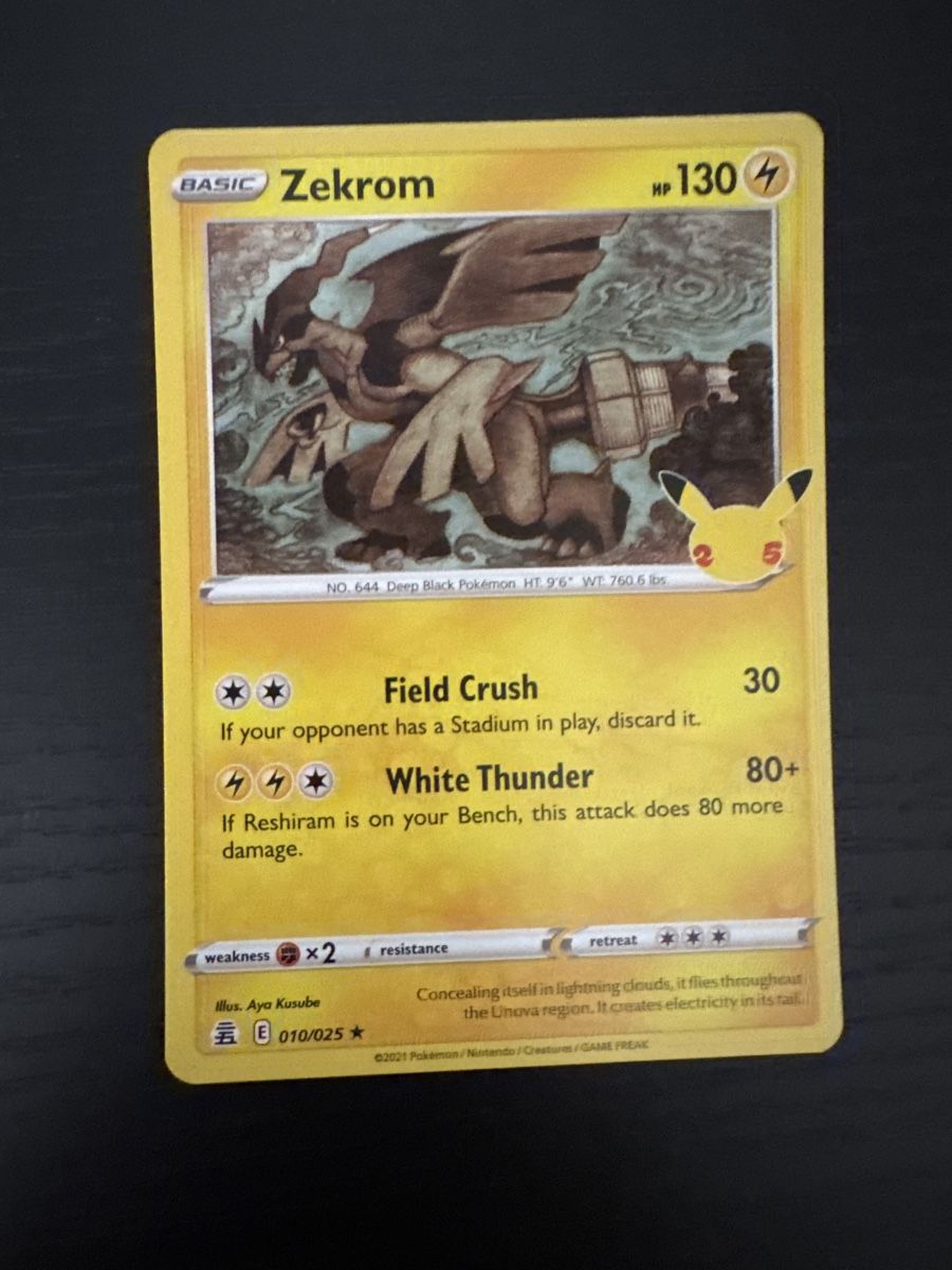 Karten: Pokemon Karte Zekrom – Neu (gemäss Beschreibung) aus wynigen von Birnenmus