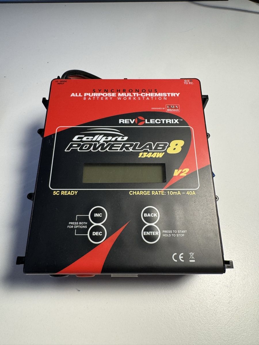 Modellismo RC: Revolectrix Cellpro Powerlab 8 V2 Ladegerät – Usato da Gutenswil venduto da HeliFoto 5