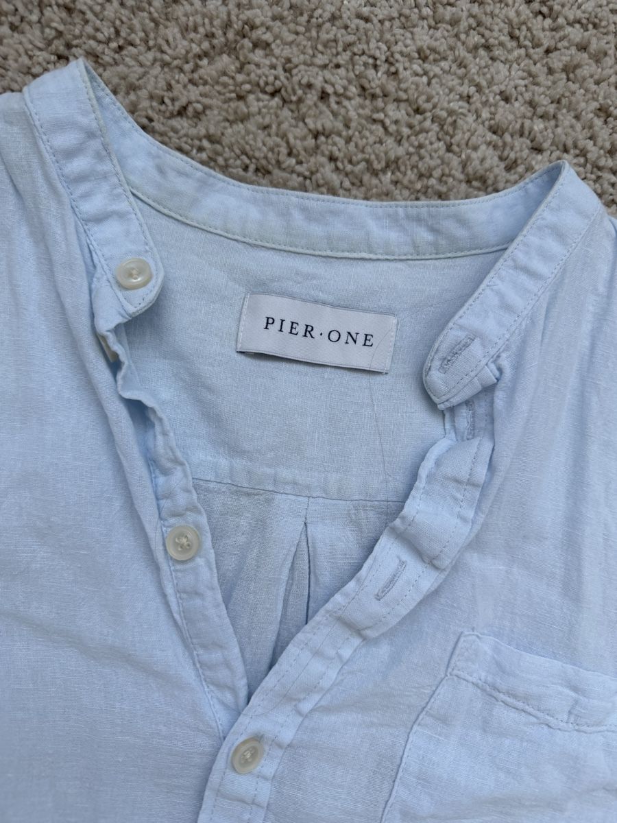Camicie: Pier One Shirt light blue long sleeve button down – Usato da Aarburg venduto da ane_vp2b 1