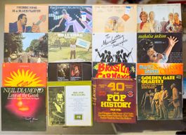 Grosses Vintage Vinyl LP Konvolut Rock Pop Blues
