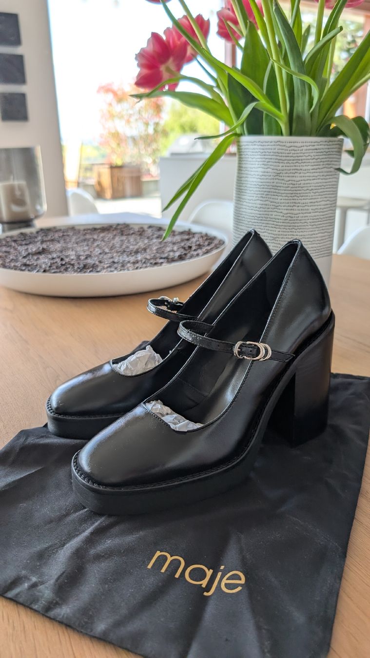Maje Scarpe da donna: neu: Babies aus Leder von Maje – Nuovo e nell'imballaggio originale da Biberstein venduto da ameliecimador 1