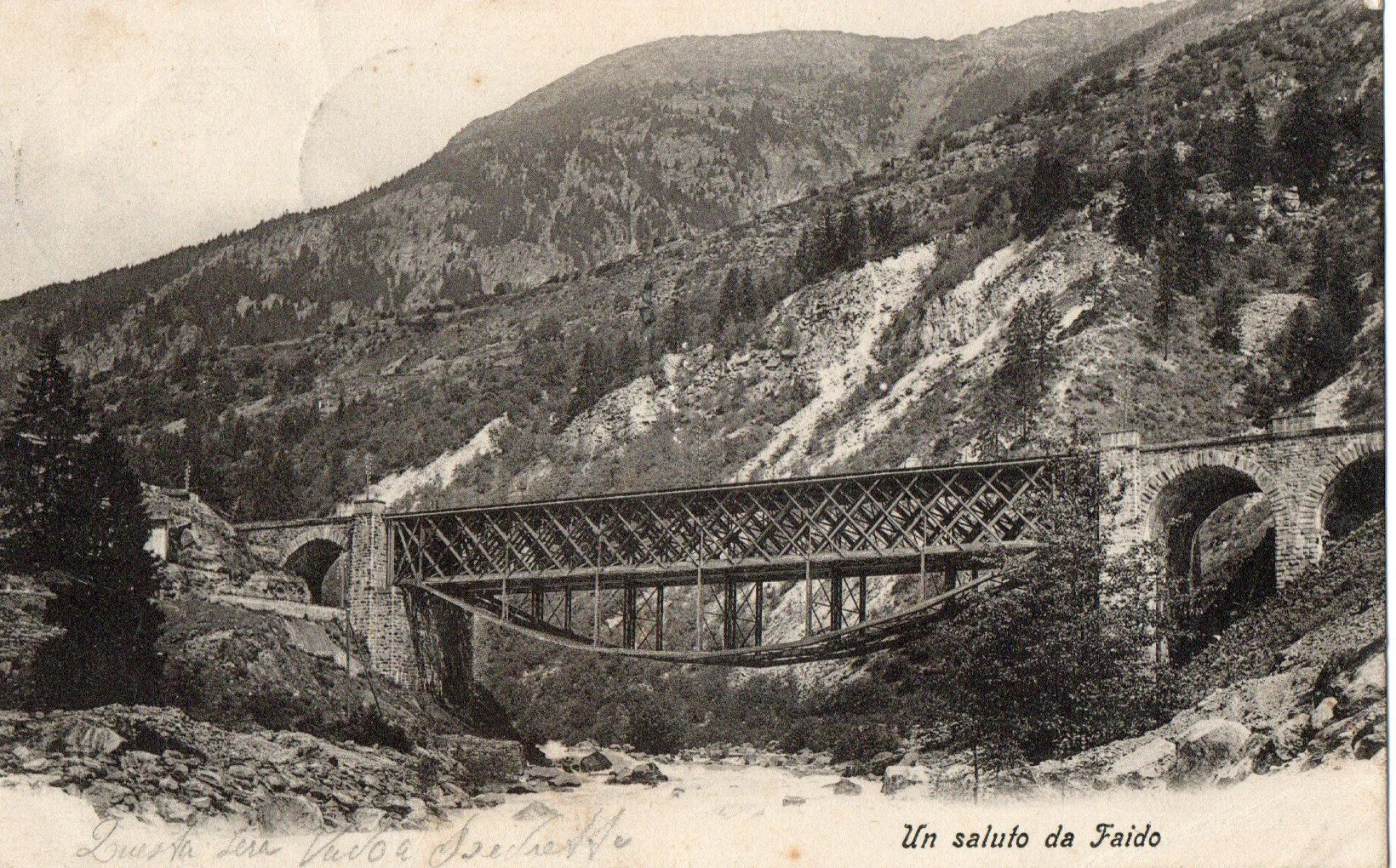 Cartoline postali: Un saluto da Faido – Usato da Melano venduto da pisonsdro