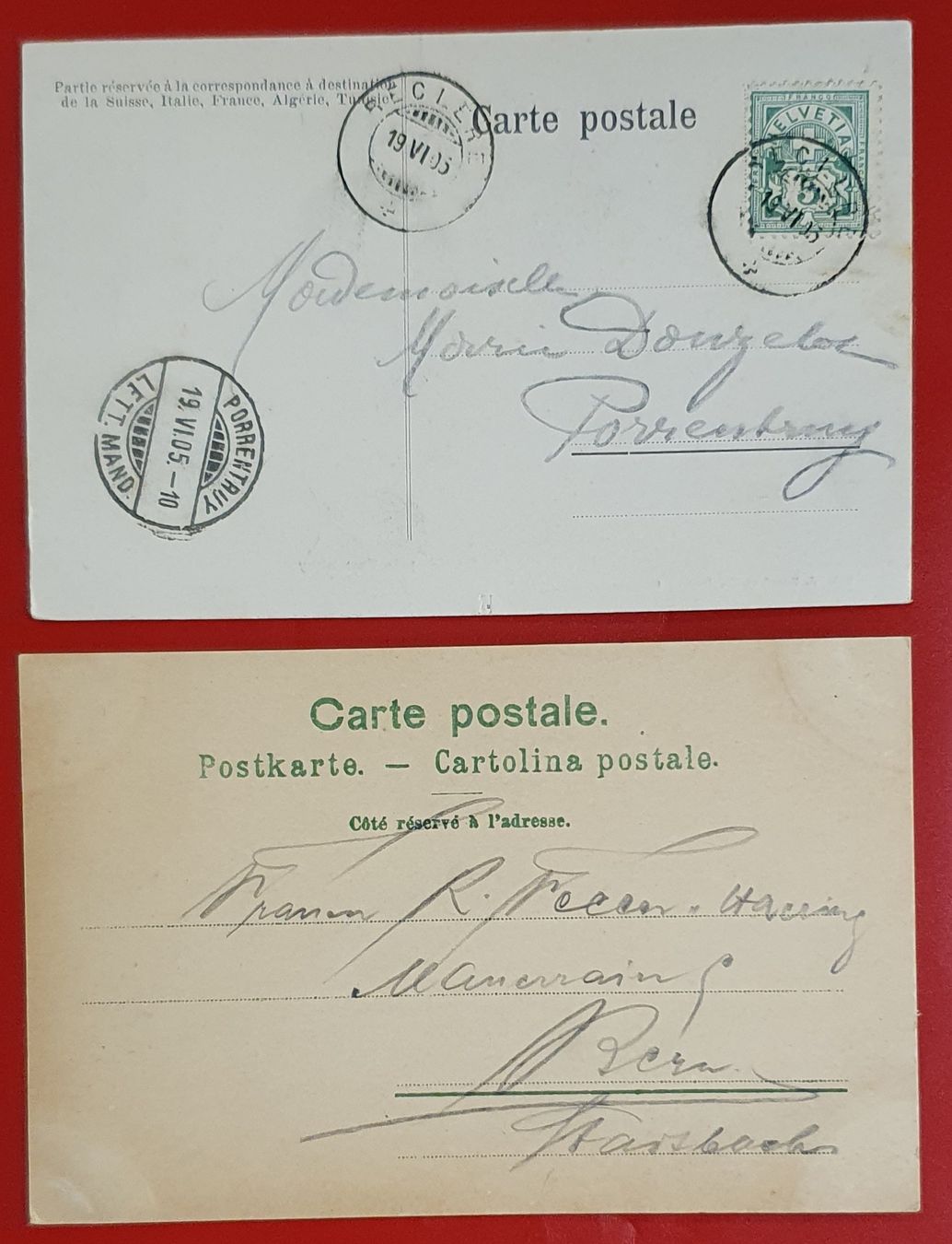 Cartoline postali: Grotten von Réclère – Usato da Kreuzlingen venduto da Rschweiz1 1