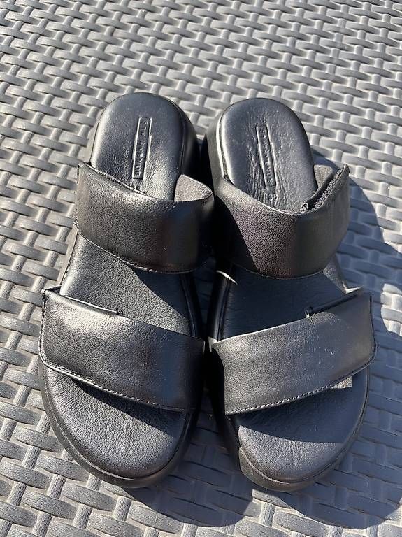 Scarpe da donna: Mules compensées velcros 38 neuves – Nuovo (secondo la descrizione) da Perroy venduto da barballalla 1
