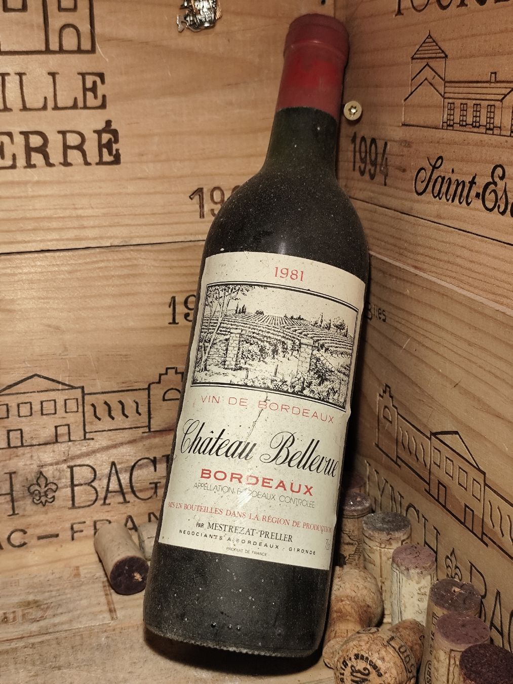 Wein: 1981 Château Bellevue Bordeaux – Neu und originalverpackt aus Büsserach von Vintage-vins