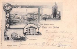 Lachen SZ // 1904 Villa Lamperti Wirtschaft Eintracht