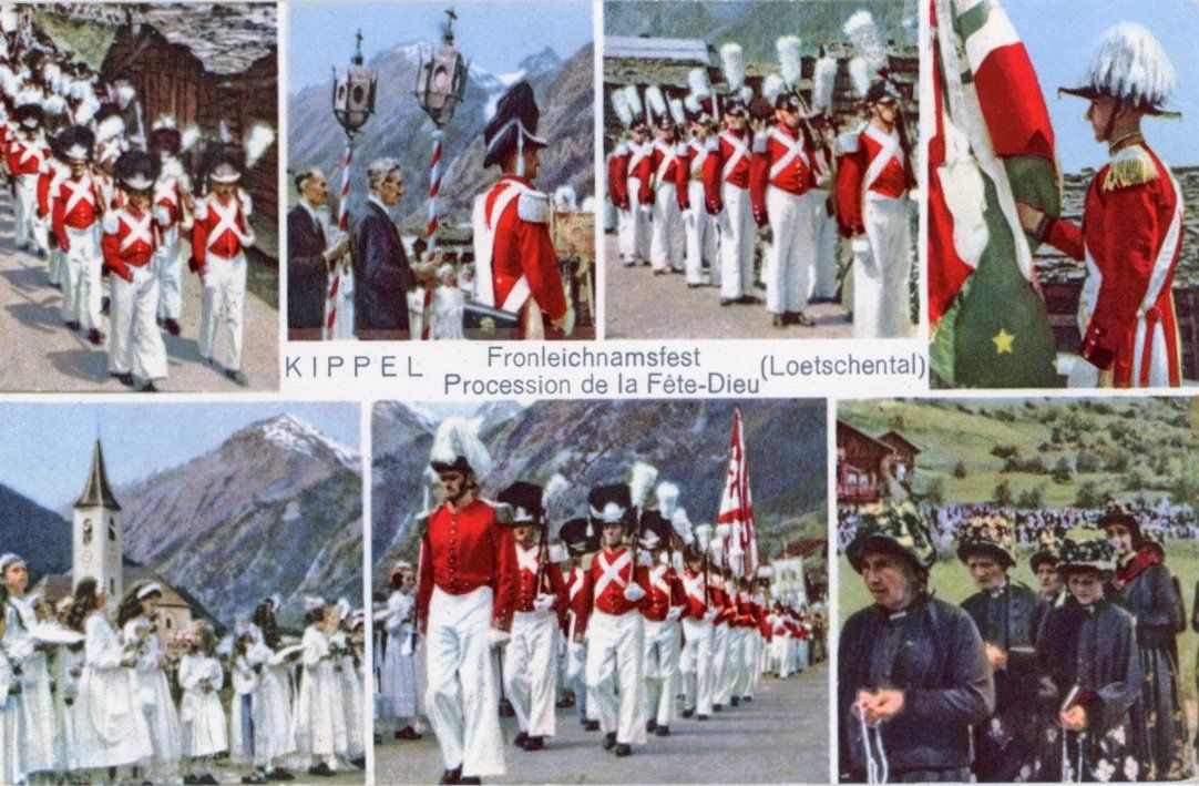 Cartoline postali: Kippel  VS  im Lötschental  -    7  diverse Karten – Usato da Brig venduto da Valcards54 4