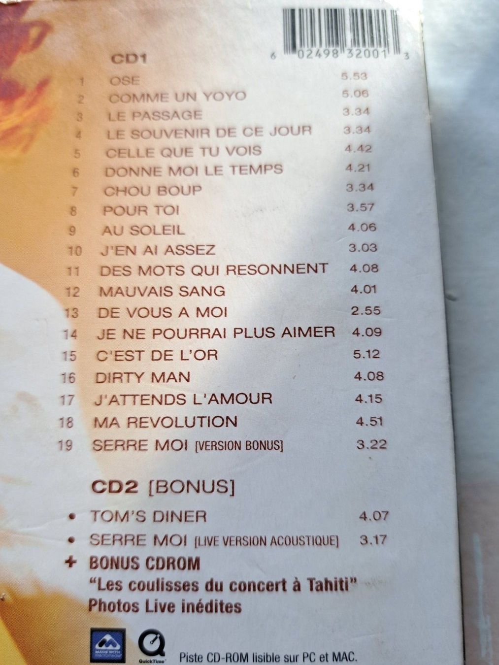 CDs: Cd Jenifer fait son live – Gebraucht aus Pully von bro_n52j 2