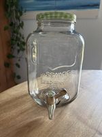 Getränkespender Glas mit Hahnen guter Zustand