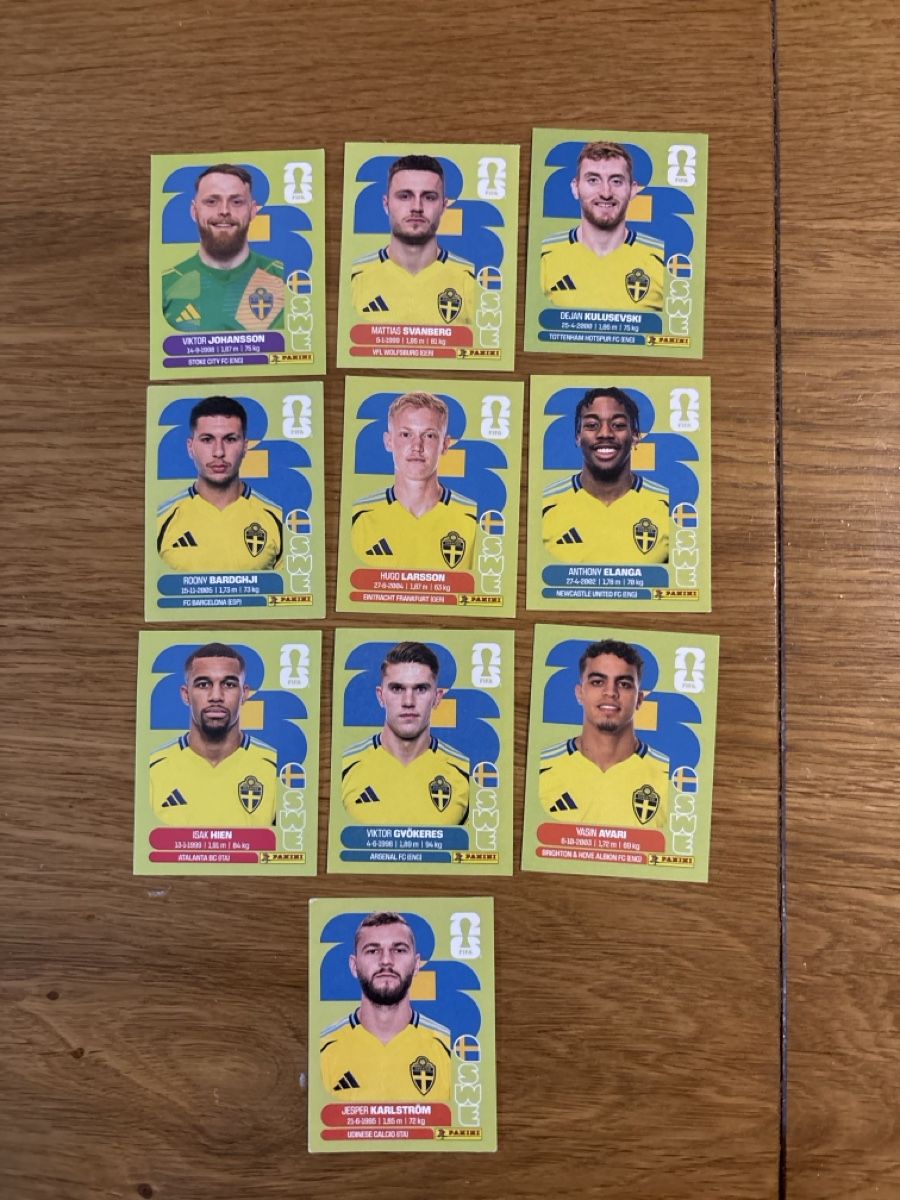 Panini Carte collezionabili: Panini Sweden 10 Stk. – Nuovo (secondo la descrizione) da menziken venduto da Mpupa