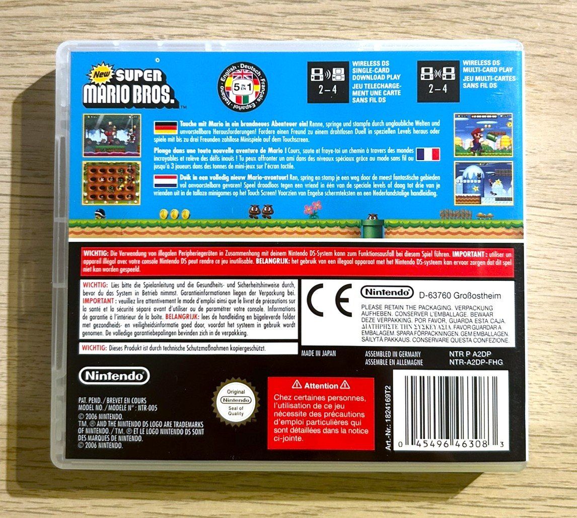 Nintendo Giochi: New Super Mario Bros Nintendo DS – Usato da St. Gallen venduto da Alpine.Arcade 1