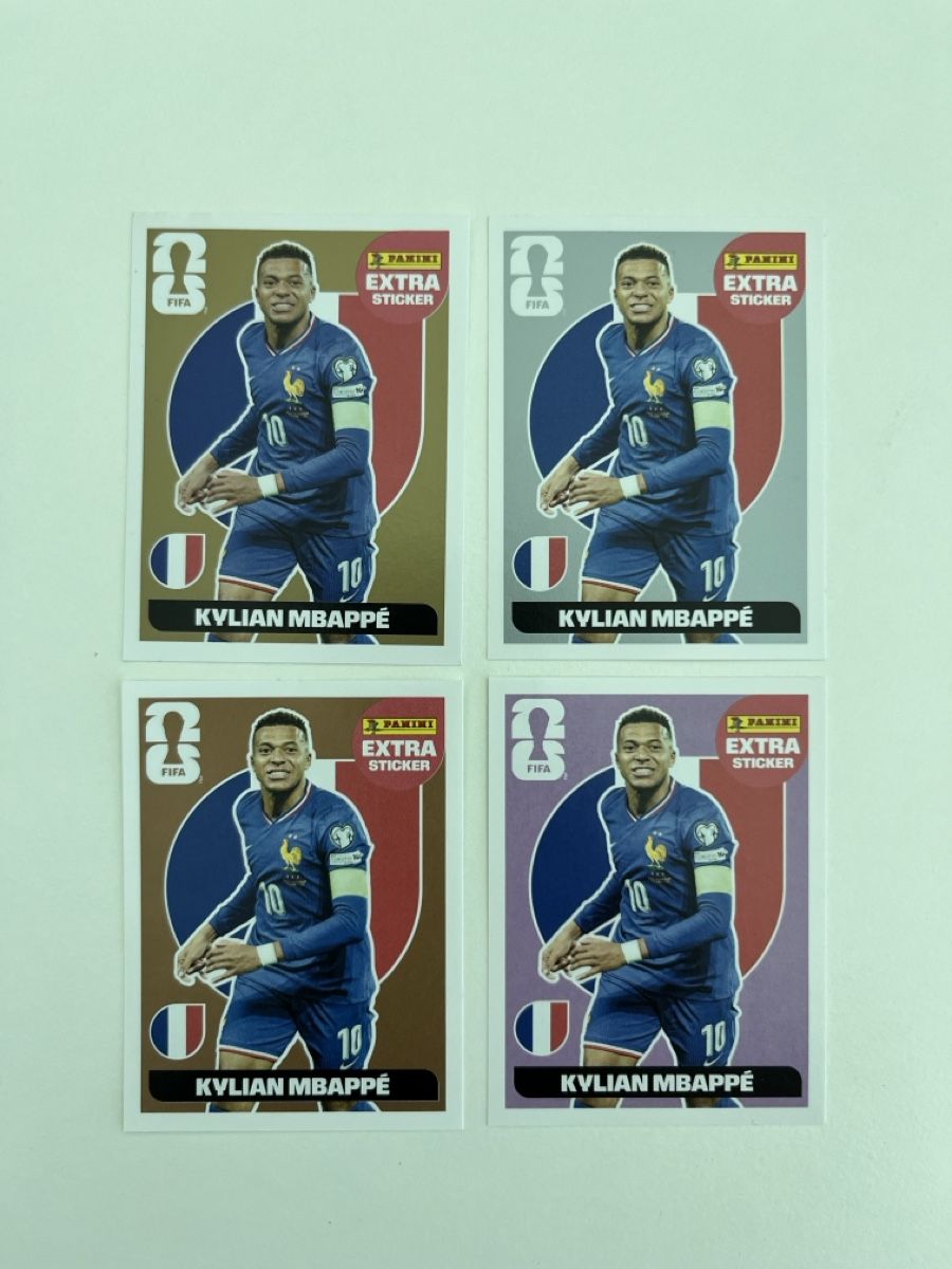 Panini Carte collezionabili: Panini Kylian Mbappé Extra Sticker Komplett Set – Nuovo (secondo la descrizione) da Stäfa venduto da greety1981