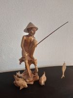 Fischer Holzschutzfigur aus Ubud (Bali)