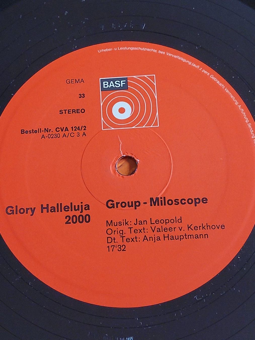 Schallplatten: Glory Halleluja 2000 - Vinyle LP - Group - Microscope – Gebraucht aus La Chaux-de-Fonds von reu_kx5l 8