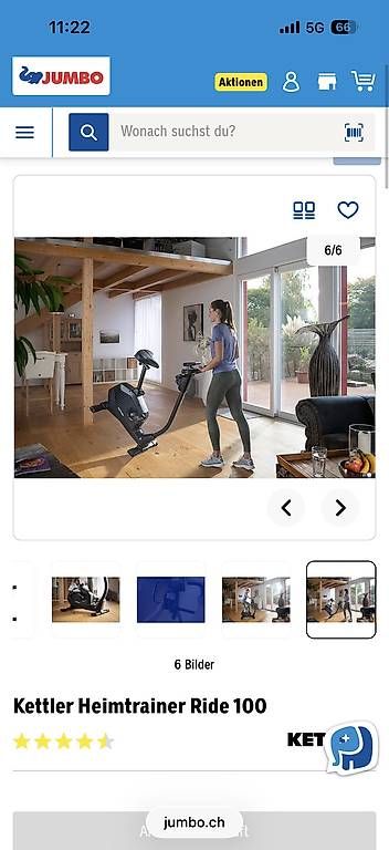 Hometrainer: Kettler Heimtrainer Ride 100 – Gebraucht aus Kriens von ahsoka12 1