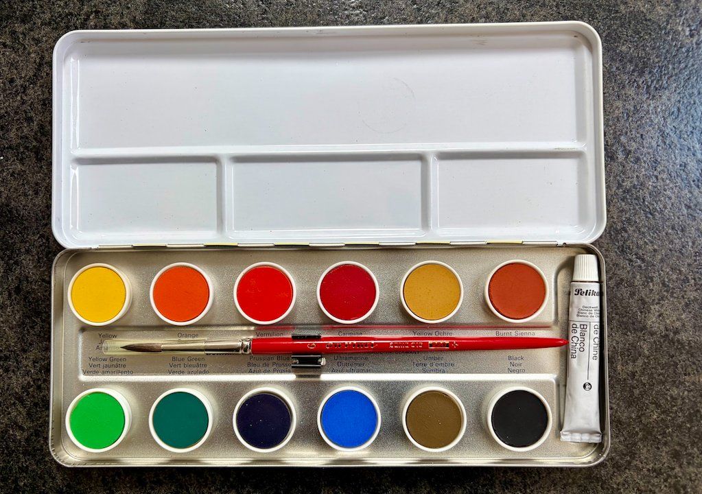Pelikan Colori: Boite de couleurs PELIKAN – Usato da Châtillon JU venduto da laoo 2