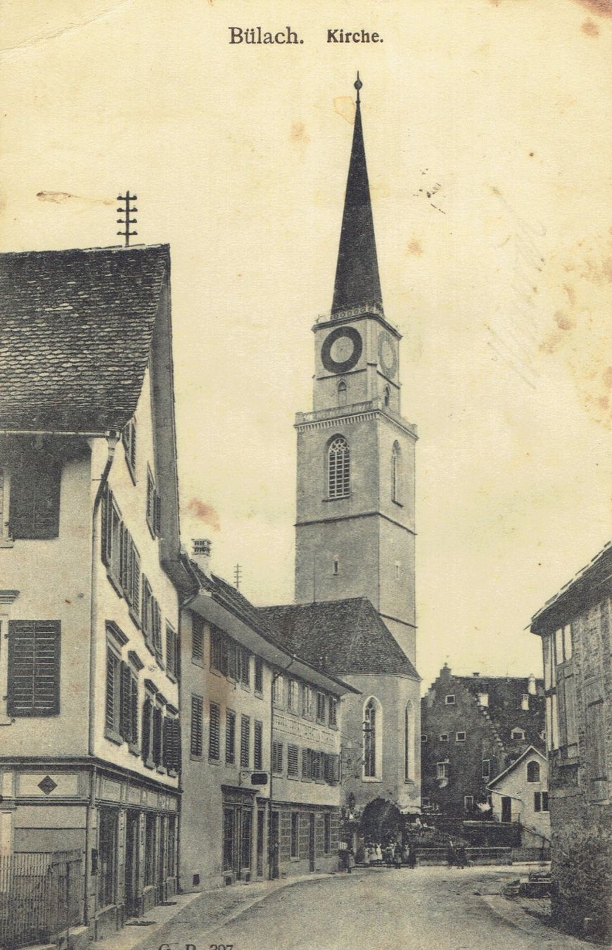 Ansichtskarten: Bülach ZH, um 1900 – Gebraucht aus Otelfingen von Schmitte9