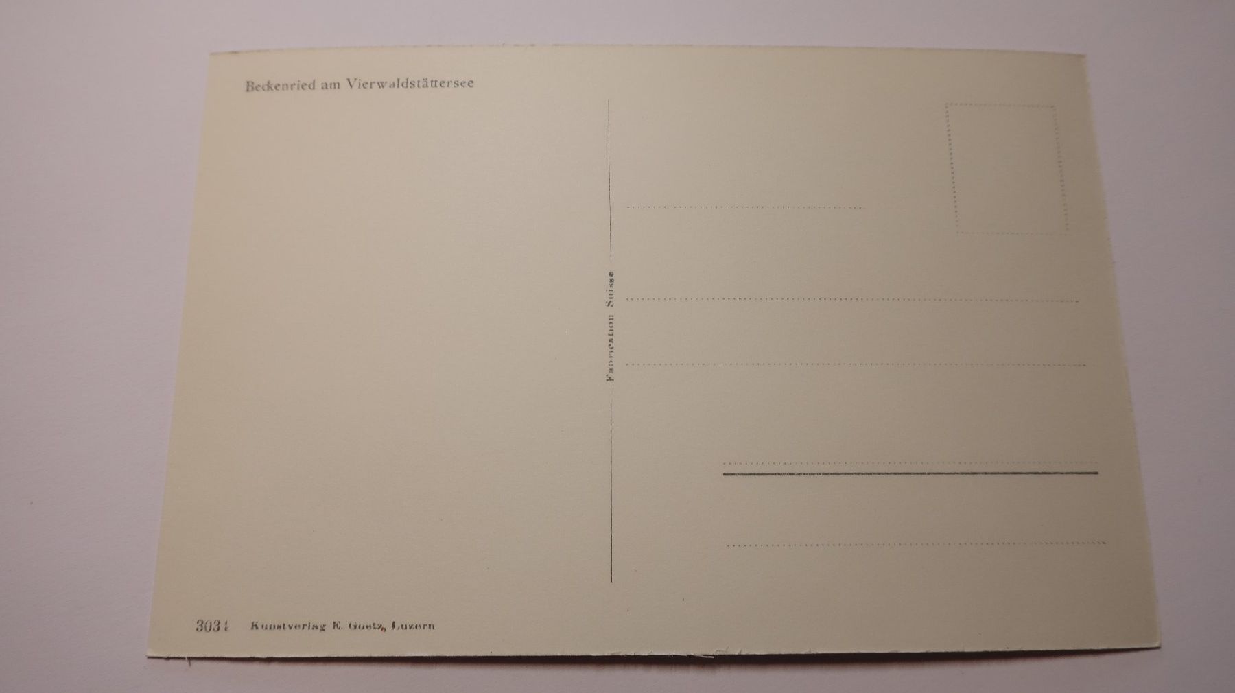 Cartoline postali: Beckenried im Vierwalstättersee – Usato da Cormoret venduto da Pascalll2001 2