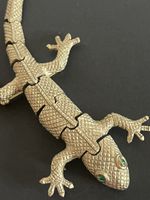 Modeschmuck bewegliche Echse