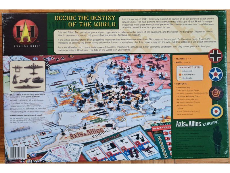 Giochi: Brettspiel "Axis & Allies Europe" – Usato da Zürich venduto da Desmond01 1
