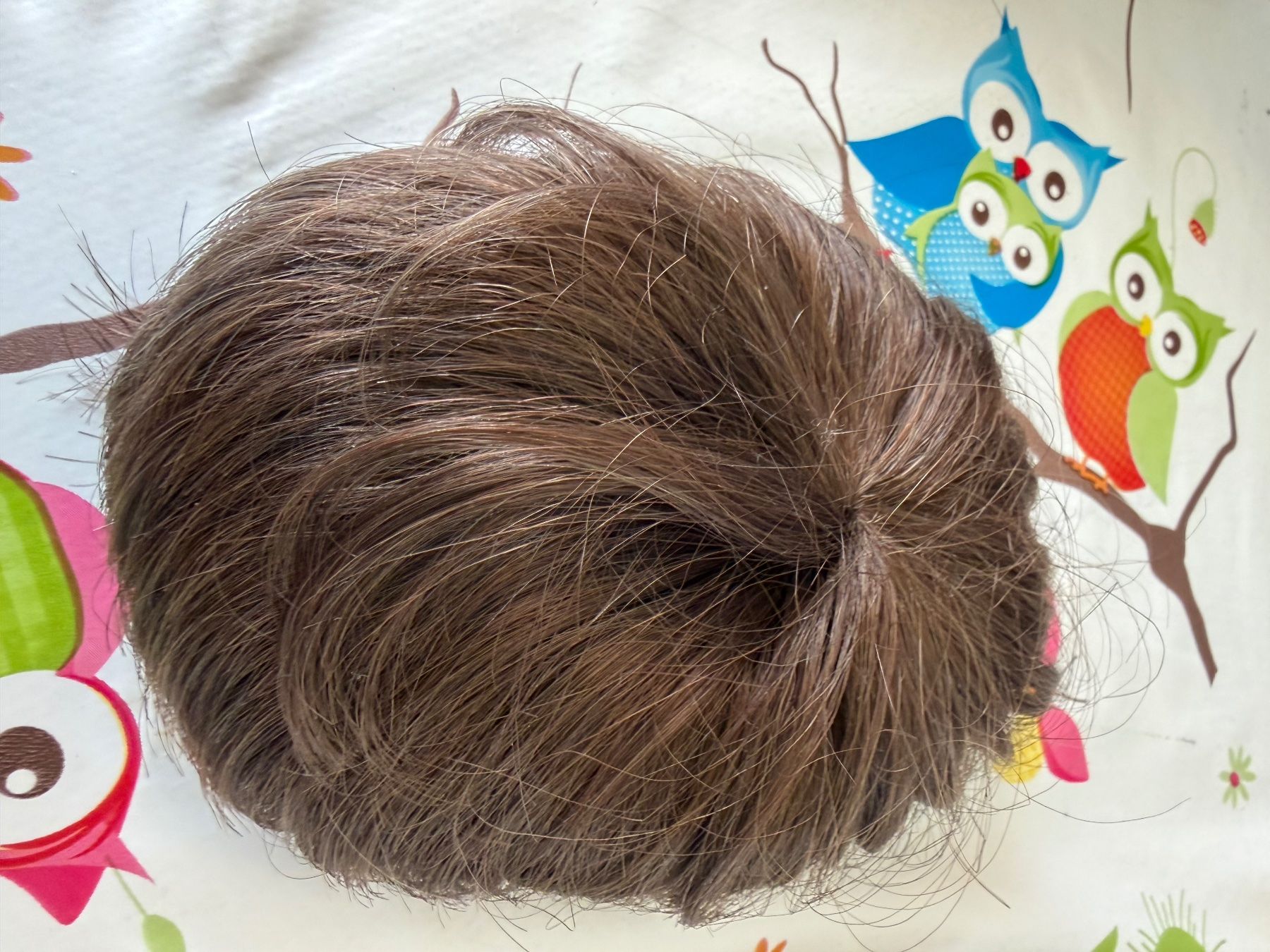 Puppen: Puppenperücke, Perücke Puppen, U: 31 cm, L: 13 cm, Echthaar – Gebraucht aus Egg b. Zürich von Mogli93