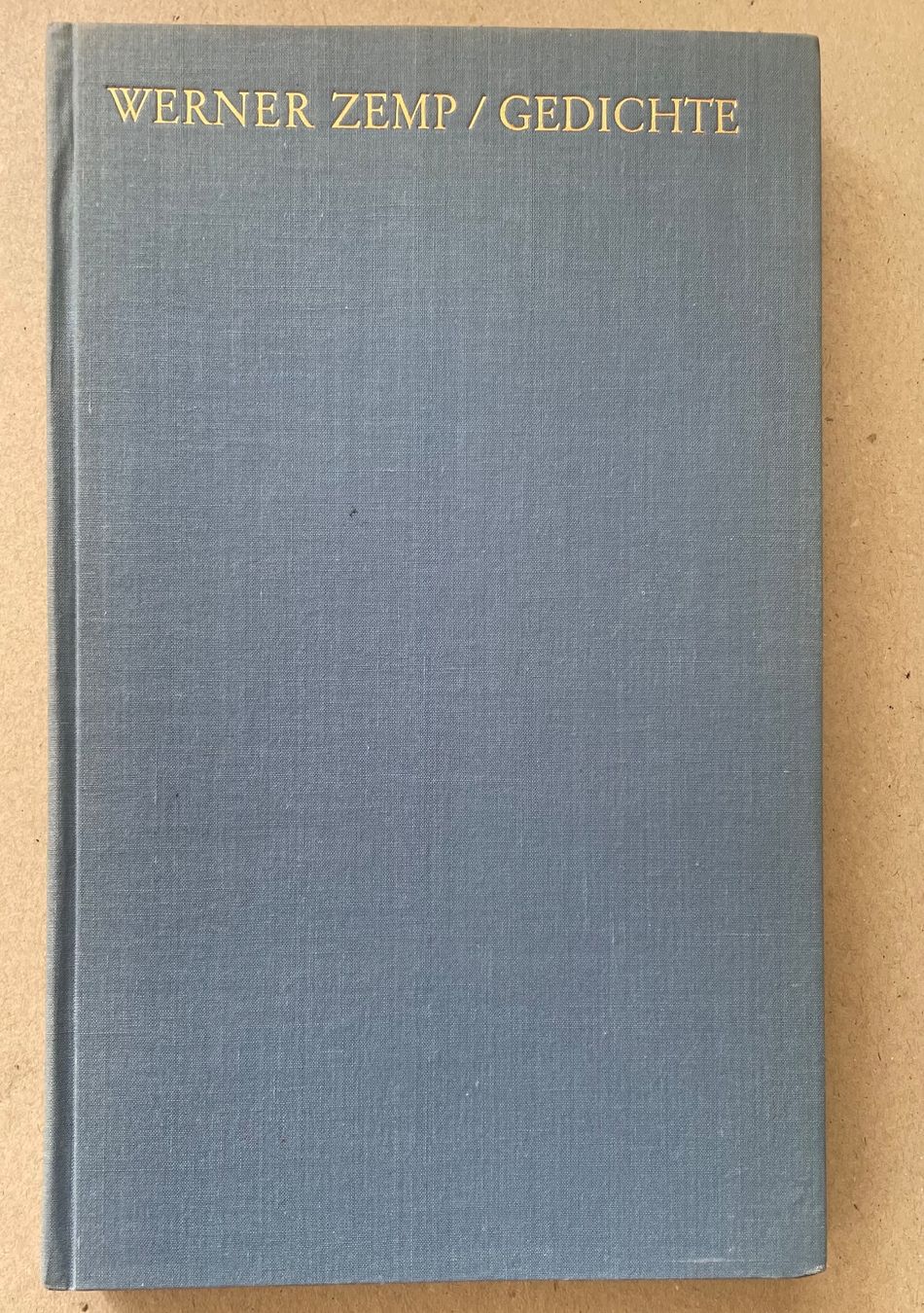 Bücher: Werner Zemp Gedichte 1943 – Gebraucht aus Ebnat Kappel von jostuka