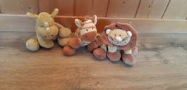 Kleine Wildtiere als Plüschtiere