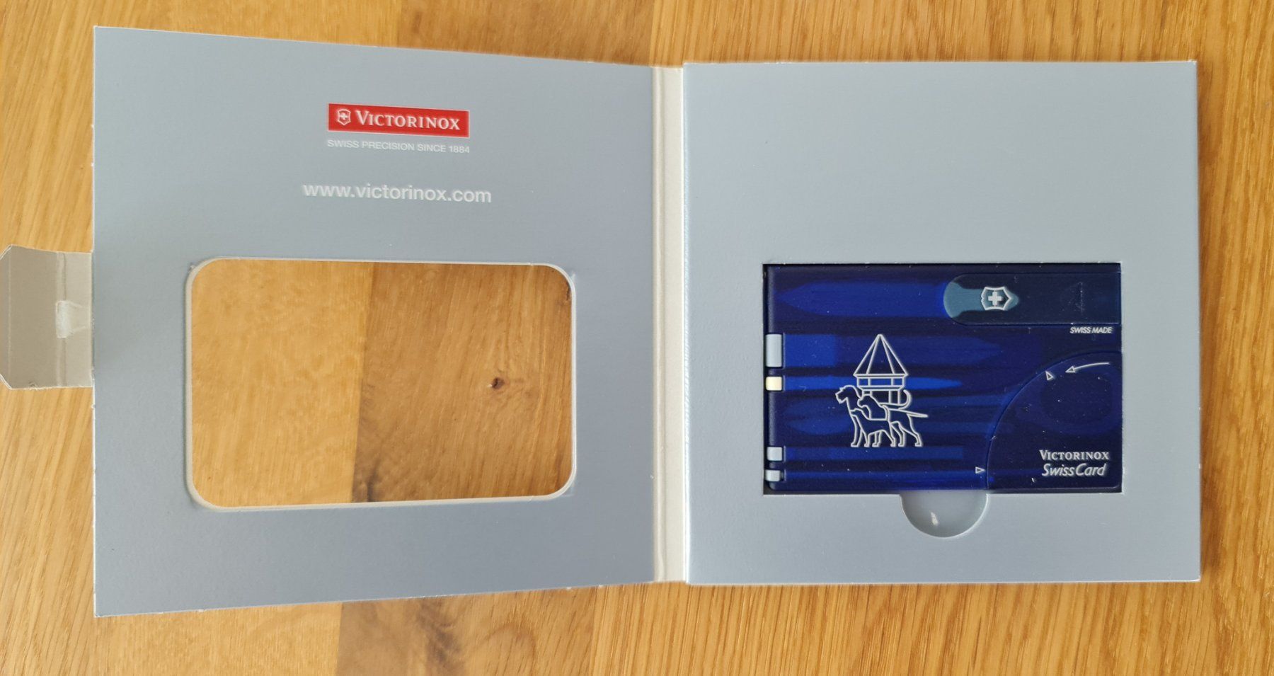 Victorinox Taschenmesser: Victorinox Swiss Card blau – Neu (gemäss Beschreibung) aus Sempach Station von Semion 1