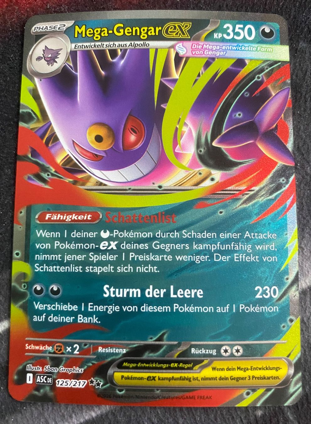 Pokémon Carte collezionabili: Pokémonkarte Mega Gengar ex – Nuovo (secondo la descrizione) da Nebikon venduto da Theueb