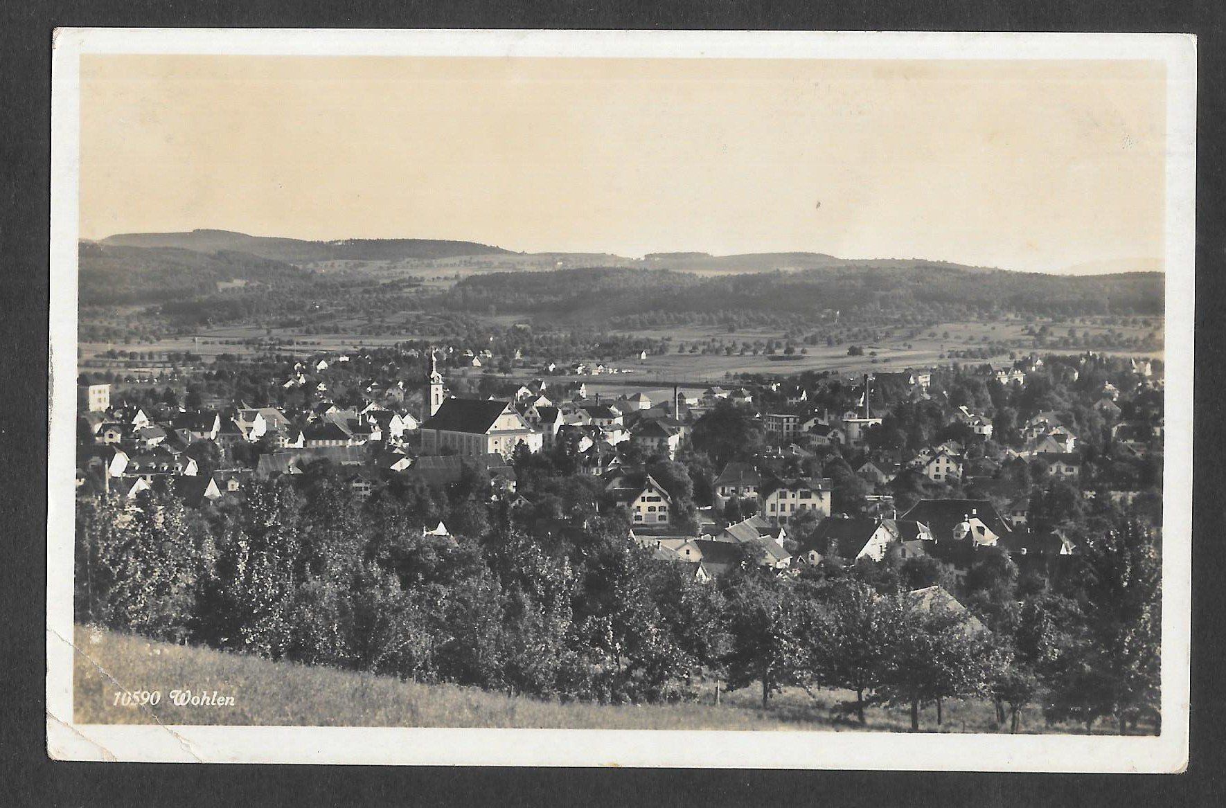 Cartoline postali: Wohlen Gesamtansicht – Usato da Olten venduto da clotaldi