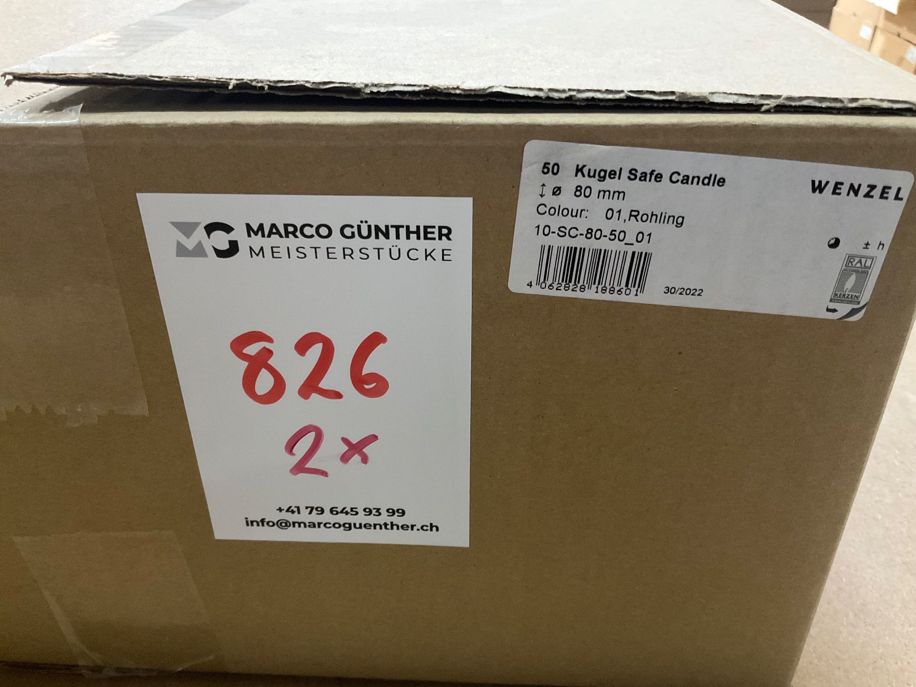 Candele: 826 Posten Kerzen Rohlinge aus Liquidation – Nuovo (secondo la descrizione) da Derendingen venduto da Meisterstuecke 1