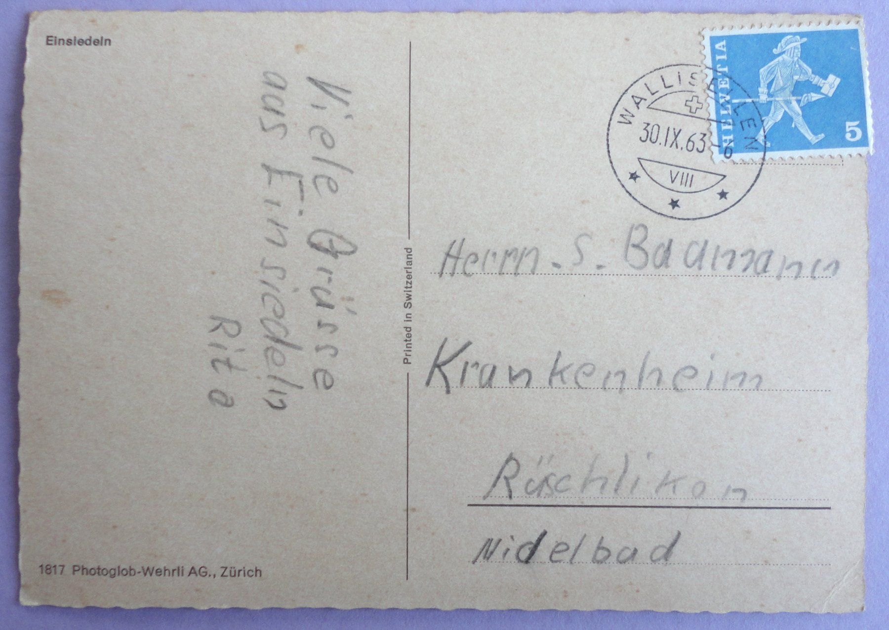 Cartes postales: Einsiedeln – D'occasion à Fétigny par Billy2miny 1