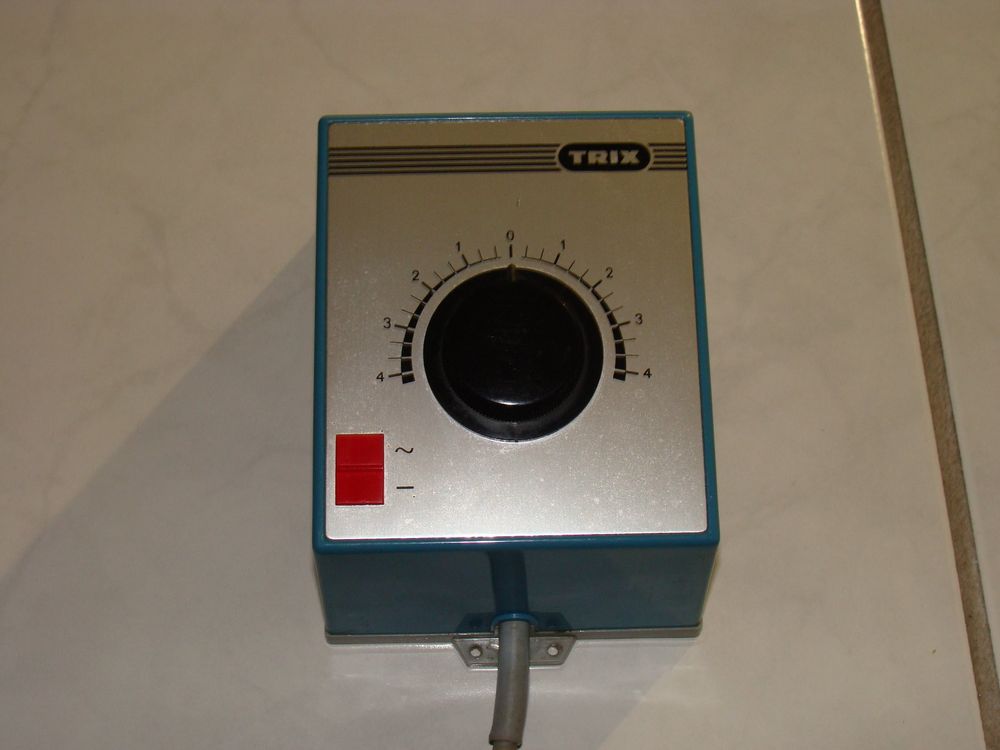 Trasformatore Trix 56-5579-00 Usato Per Comando Treni Analogici 14v - Regolatore Di Marcia