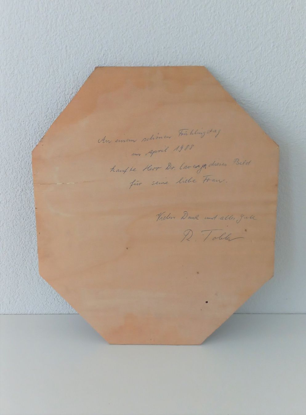 Gemälde: Rudolf Tobler Originalgemälde, handsigniert mit Widmung, 87 – Gebraucht aus Bévilard von Orscha 2