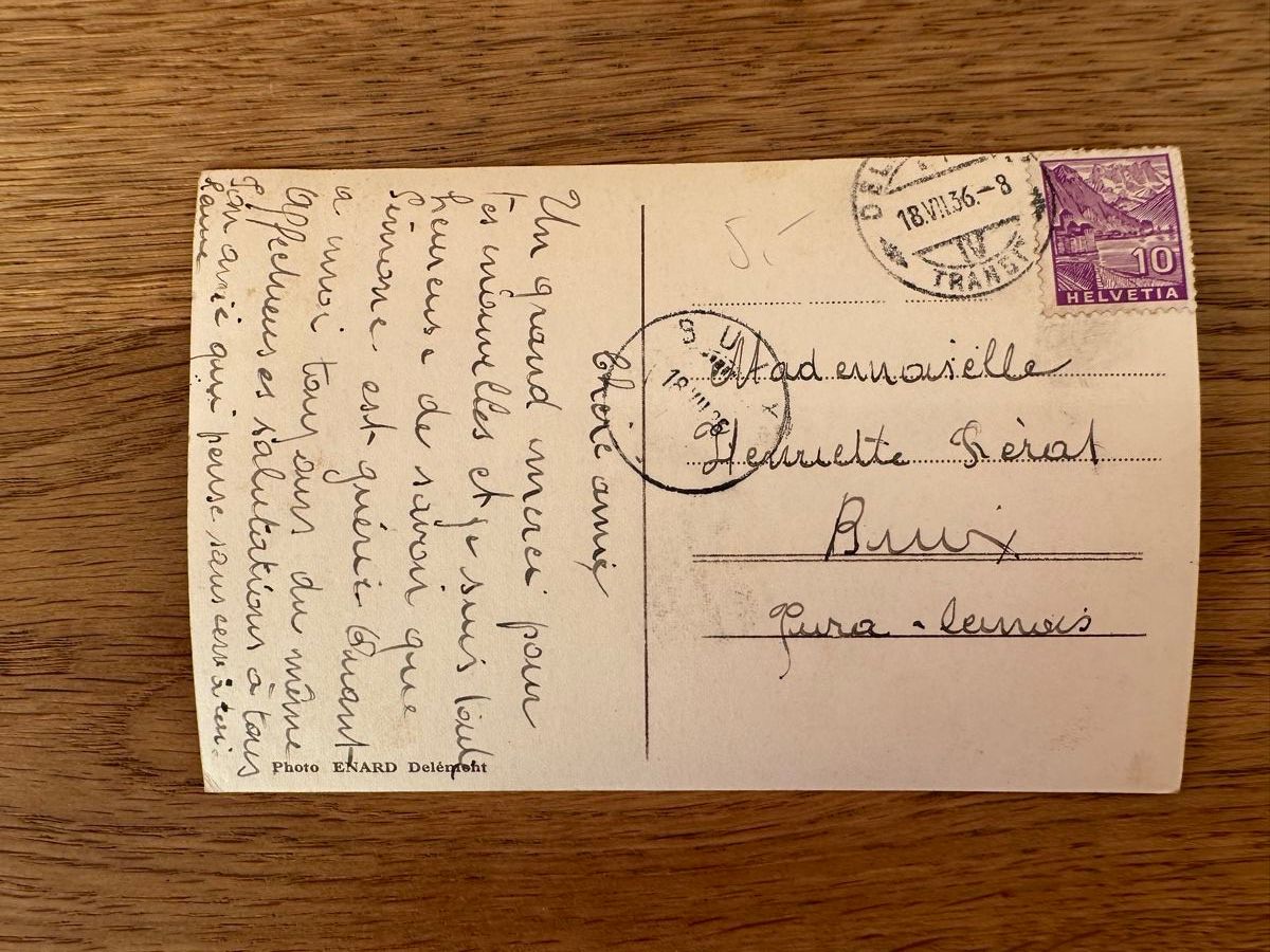 Cartes postales: AK - Courrendlin Jura 1936 – D'occasion à Schmitten / FR par Samsara169 1