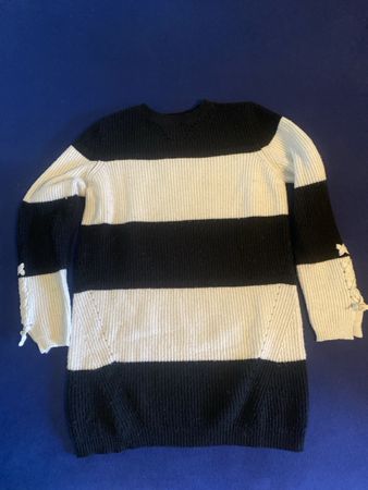 Mayoral Longpullover, Gr. 128, Schwarz/Weiss, Top Zustand!