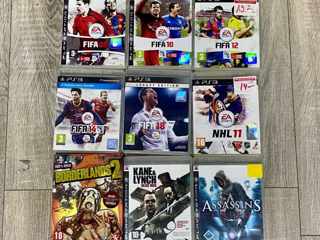PS3 Mega Spiele Paket 18+ Games – FIFA, NHL, Borderlands (Gebraucht) in ...