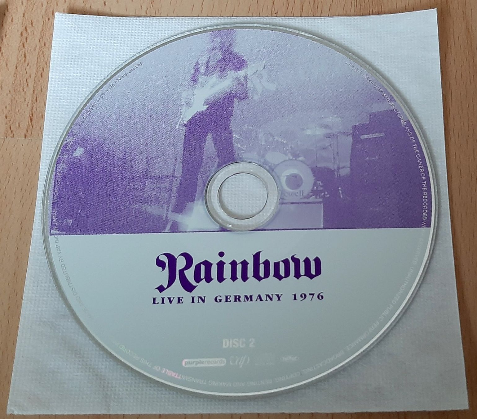 CD: RAINBOW Live in Germany 1976 2CD Blackmore Dio Powell Purple – Usato da Frauenfeld venduto da marckus 4