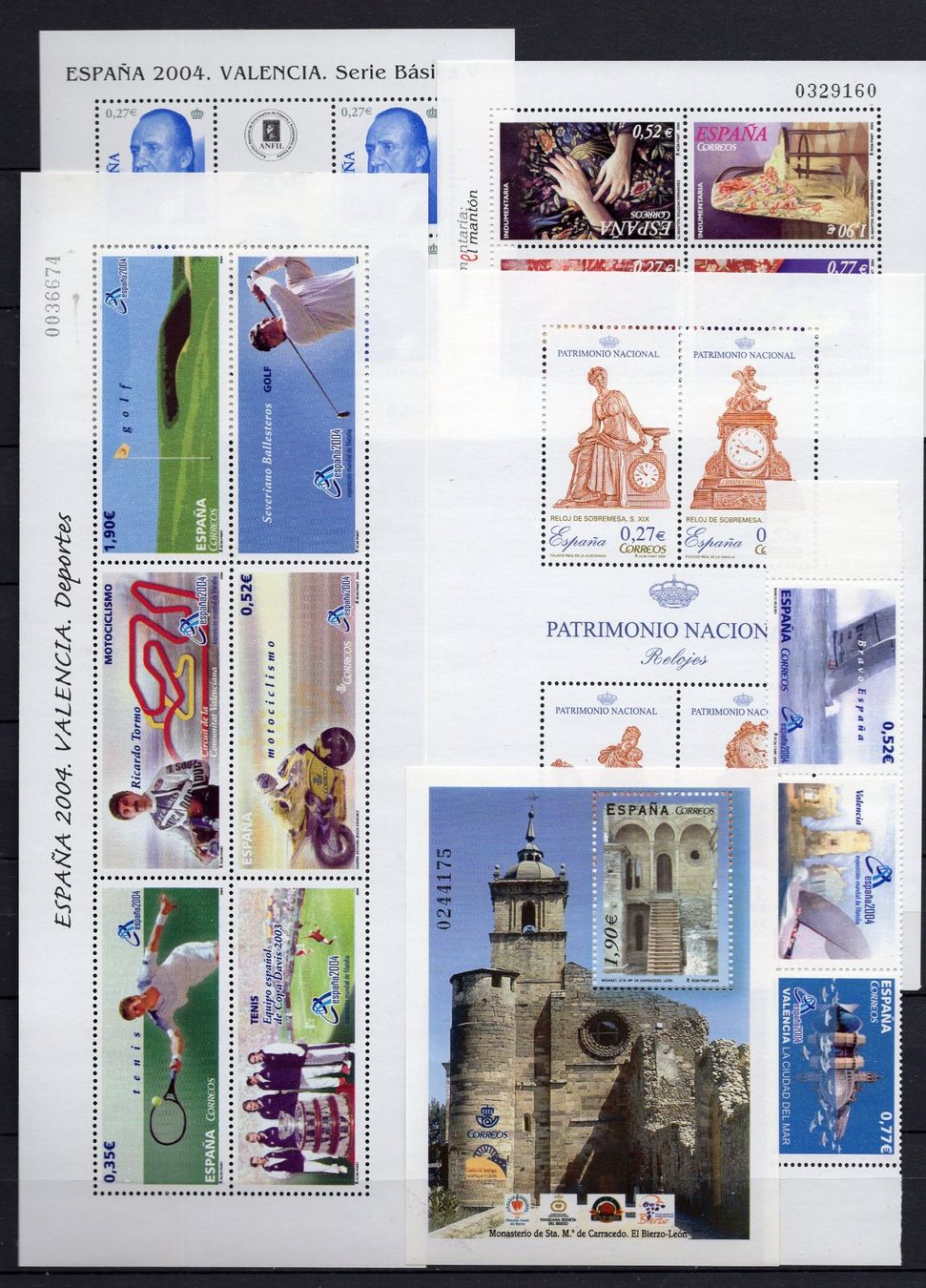 Tutti i francobolli: R6255  /  Espagne 2004 neufs XX – Nuovo (secondo la descrizione) da Ste-Croix venduto da MONT-TAGNAC 2