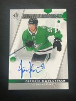 Frederik Karlstrom 2022 Future Watch Auto /999 Dallas Stars