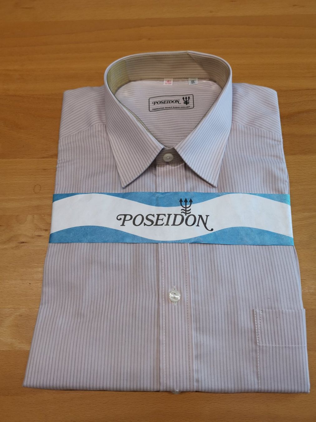 Hemden: Herrenhemd Langarm, POSEIDON – Neu und originalverpackt aus Seuzach von NaehdesignMirjam