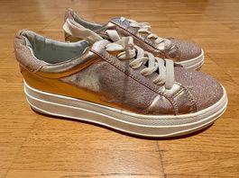 Neuwertige Sneaker Primadonna Bronze/gold Grösse 38