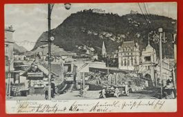 Montreux 1904 - Trait bon port - Zahnradbahn