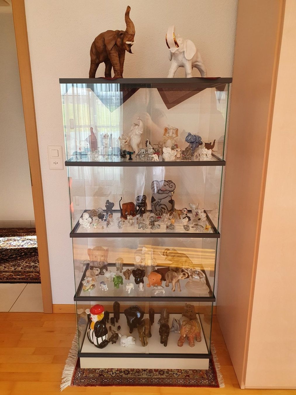 Vetrine: Glasvitrine inkl. Elefantensammlung – Nuovo (secondo la descrizione) da Frasnacht venduto da Milka_1981