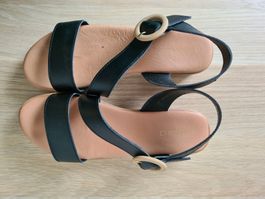Sandale, schwarz, Gr. 41